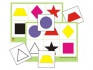 Лото "Цветное геометрическое" (8 планшетов, 48 карточек, цветное, ламинированное)