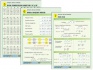 Комплект таблиц по алгебре раздаточный "Алгебра. Числа. Формулы" (цветные, ламинированные, А4, 10 штук)